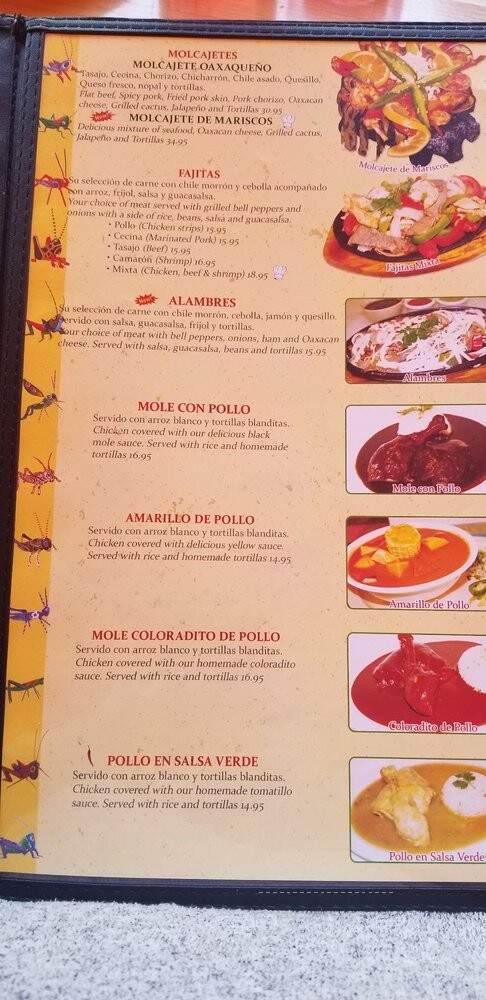 La Mayordomia - Los Angeles, CA menu_pic