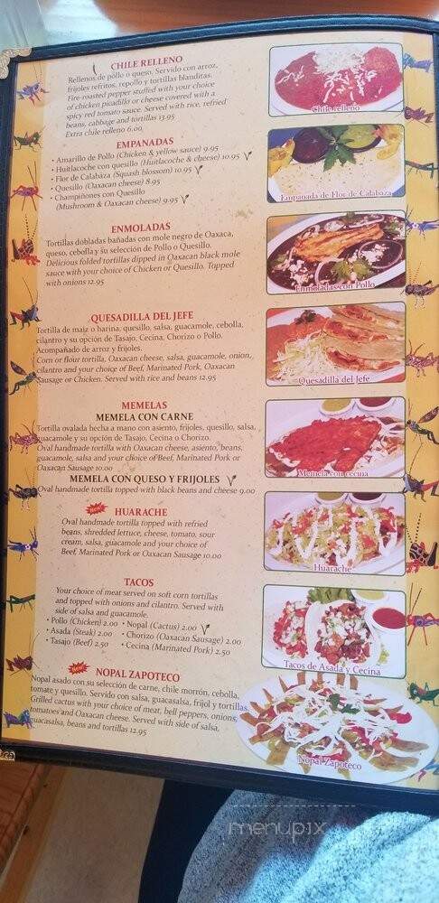 La Mayordomia - Los Angeles, CA menu_pic