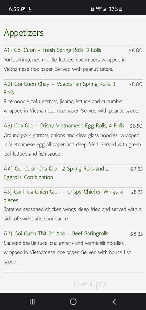 Glendale Pho Co - Glendale, CA menu_pic