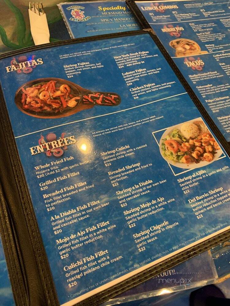 Mariscos El Moreno - Gardena, CA menu_pic