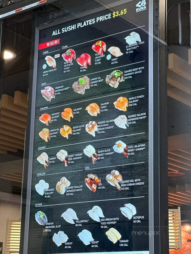Kula Revolving Sushi Bar - Los Angeles, CA menu_pic
