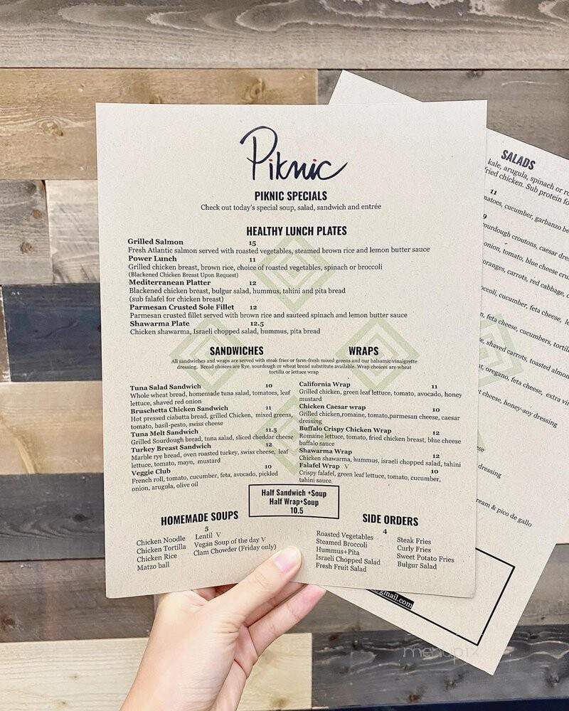 Piknic - Century City, CA menu_pic