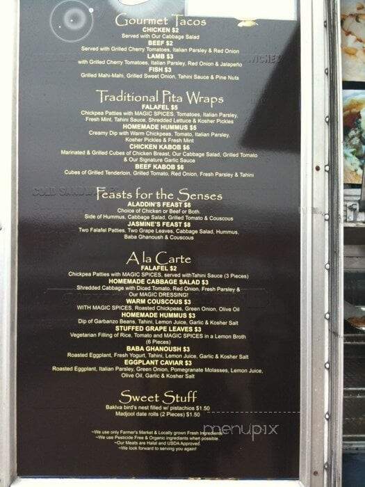 Gourmet Genie - Los Angeles, CA menu_pic