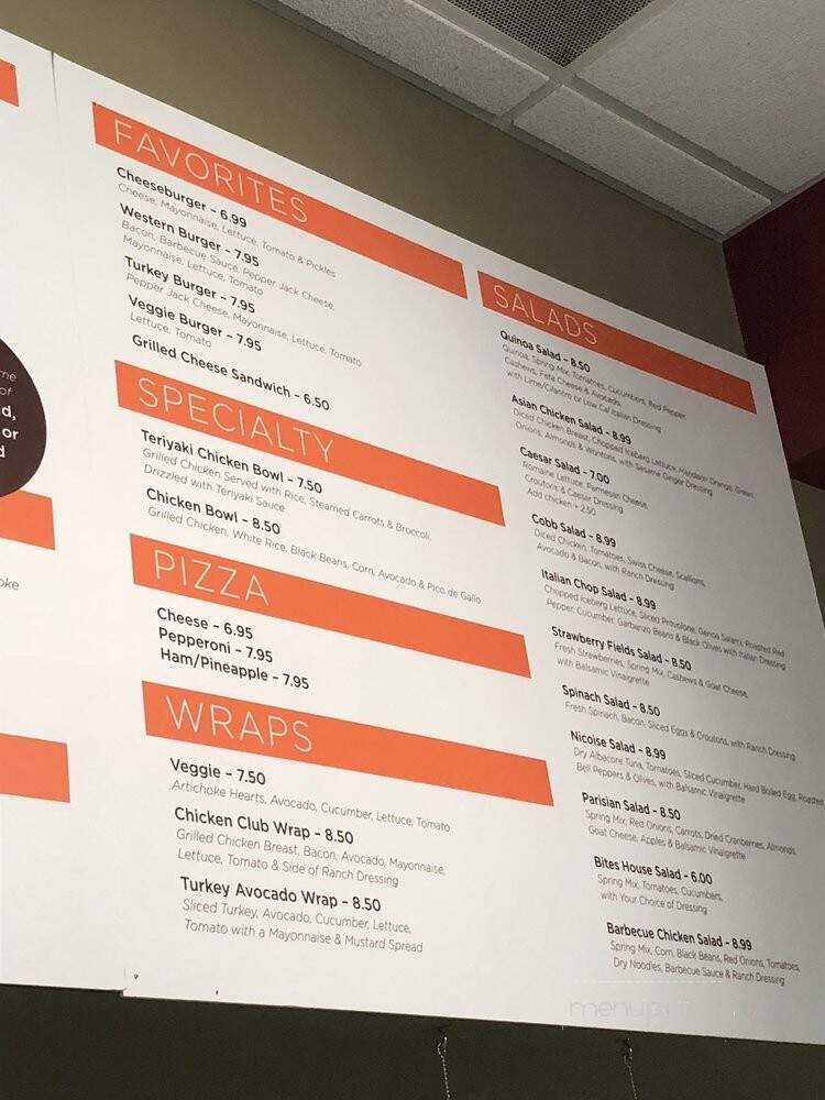 Bites - Los Angeles, CA menu_pic
