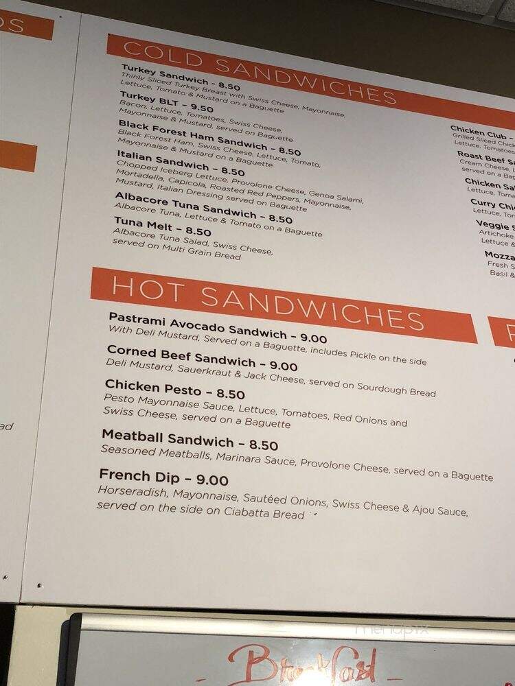 Bites - Los Angeles, CA menu_pic
