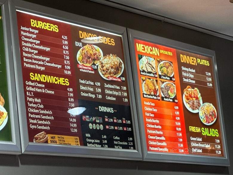 Dino's Chicken and Burgers - Pico Rivera, CA menu_pic