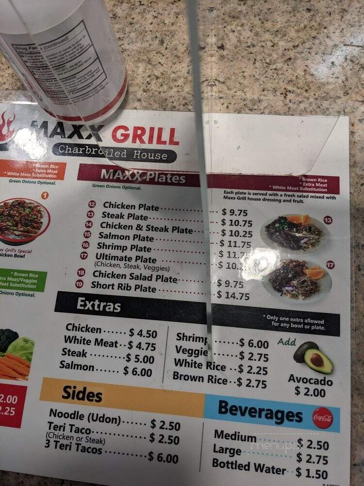Maxx Grill - Bellflower, CA menu_pic