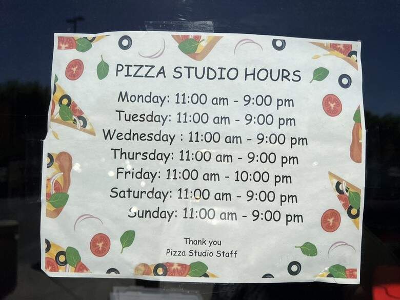 Pizza Studio - Compton, CA menu_pic