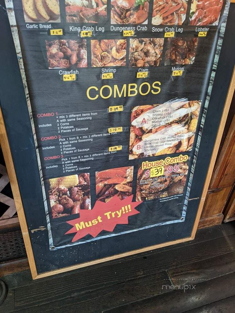 The Cajun Crab - Long Beach, CA menu_pic