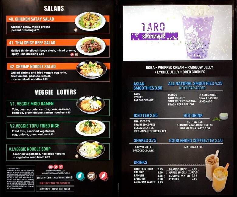 Noodle World Jr - Los Angeles, CA menu_pic