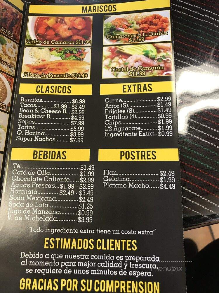 El Toluco - Montebello, CA menu_pic