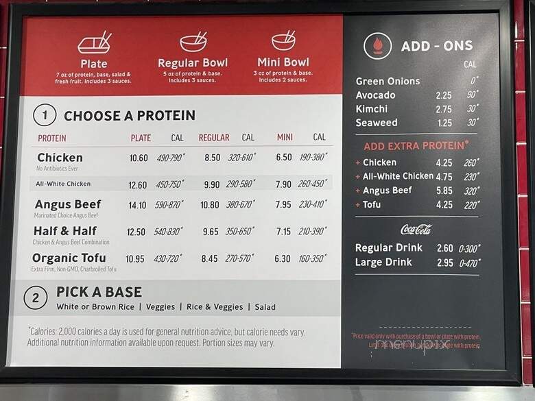 Flame Broiler - Torrance, CA menu_pic