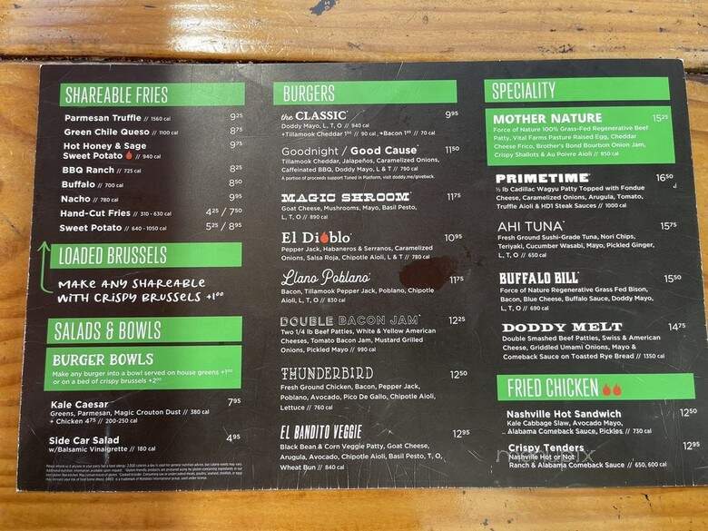 Hopdoddy Burger Bar - El Segundo, CA menu_pic