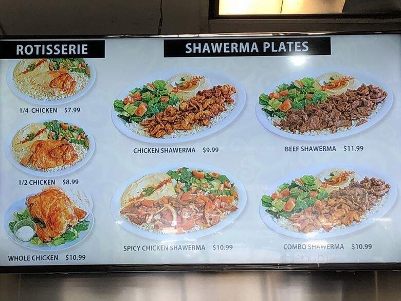 Mediterranean Pita Grill - Westlake Village, CA menu_pic