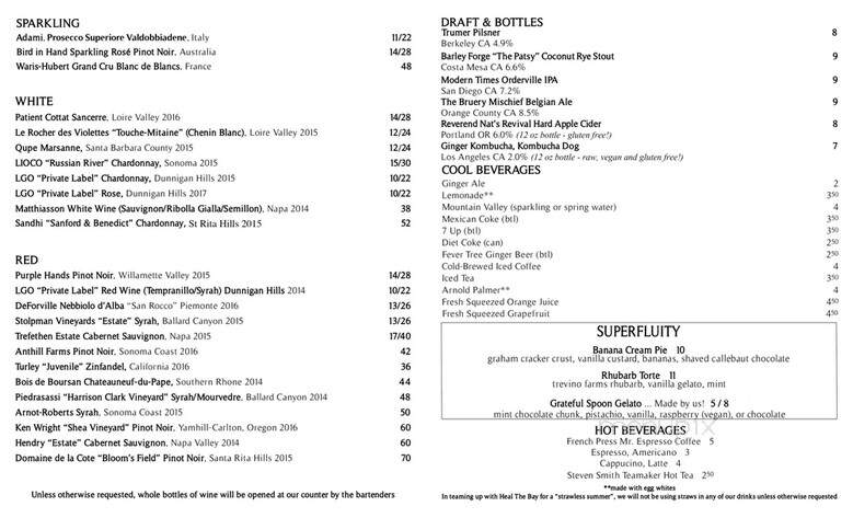 Ingo's Tasty Diner - Santa Monica, CA menu_pic