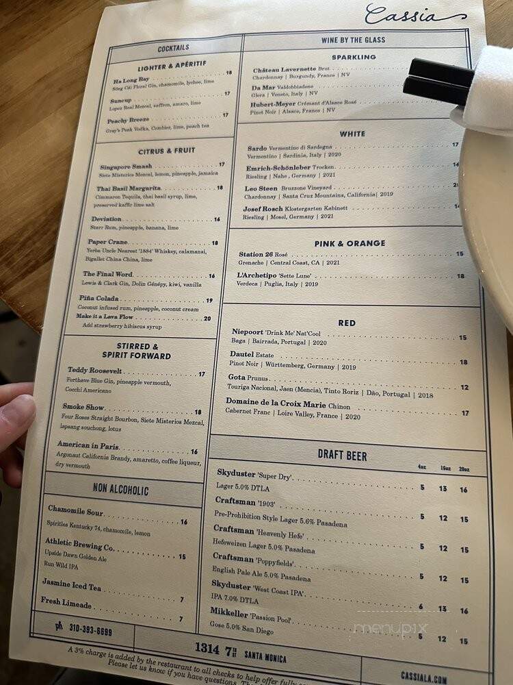 Cassia - Santa Monica, CA menu_pic