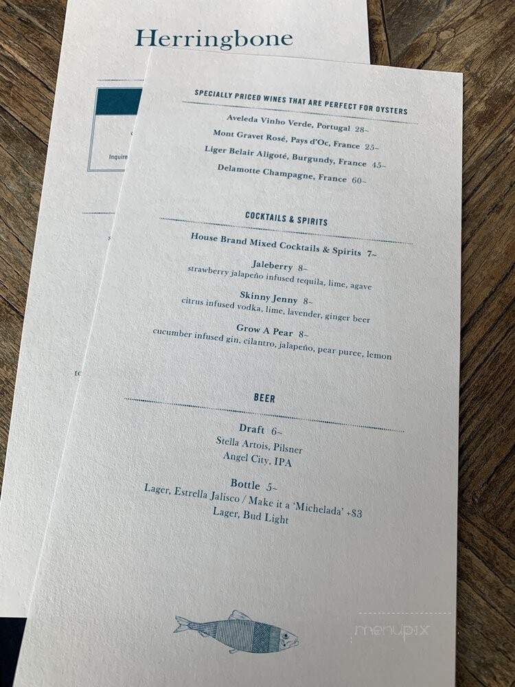 Herringbone - Santa Monica, CA menu_pic