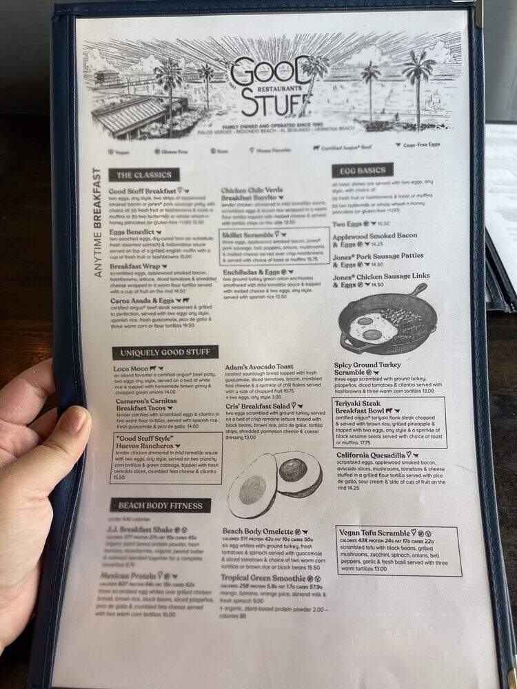 Good Stuff Restaurant - Rolling Hills Estates, CA menu_pic