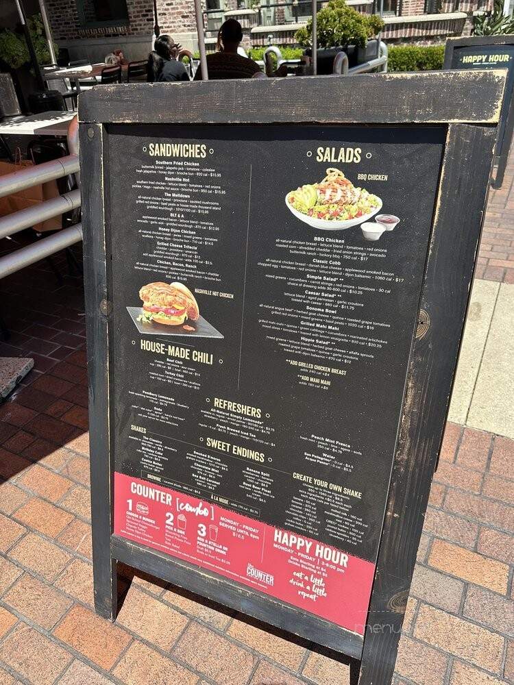 The Counter - Los Angeles, CA menu_pic