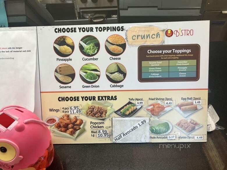 Teriyaki Bistro - Whittier, CA menu_pic
