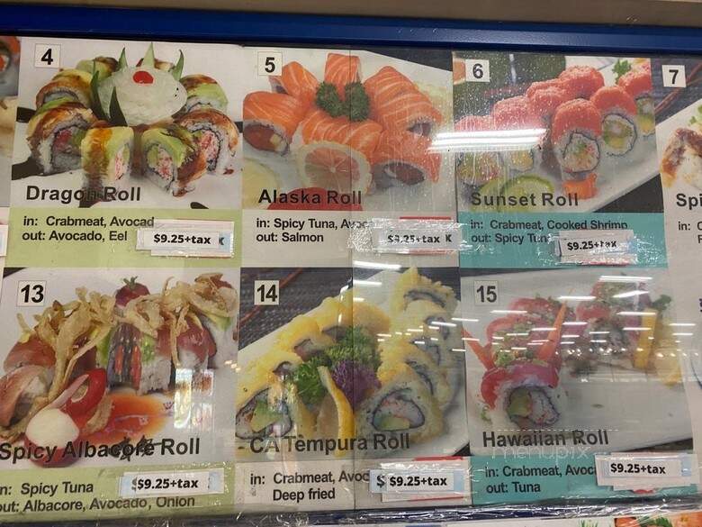 Haru Sushi - Buena Park, CA menu_pic