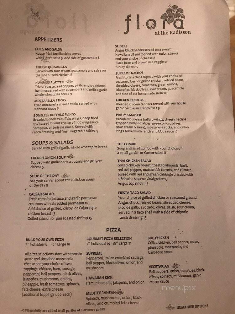 Flora - Buena Park, CA menu_pic