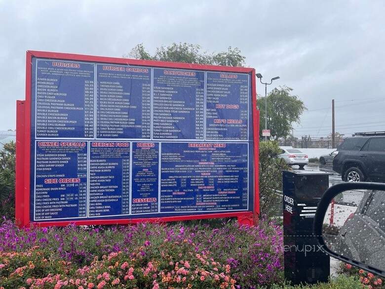 Omega Burgers - Lakewood, CA menu_pic