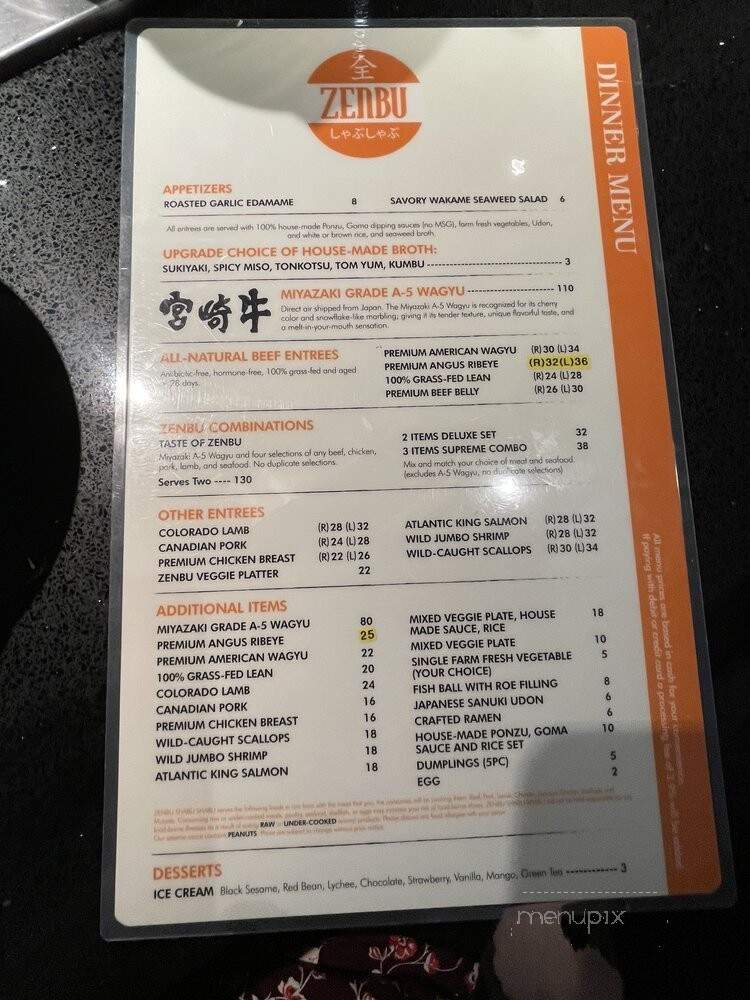 King Shabu Shabu - Cerritos, CA menu_pic