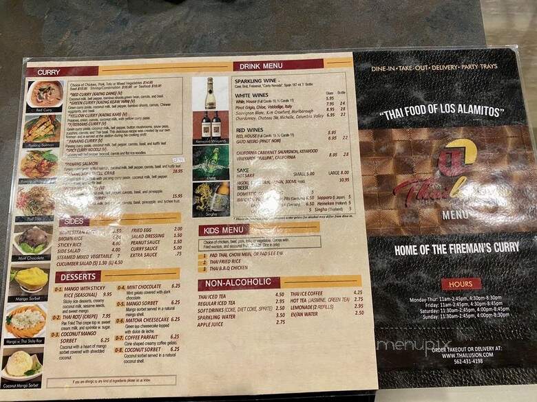 Thailusion - Los Alamitos, CA menu_pic