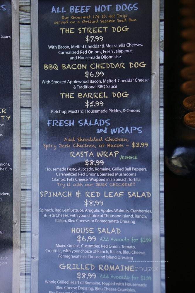 The Beach Barrel - Newport Beach, CA menu_pic
