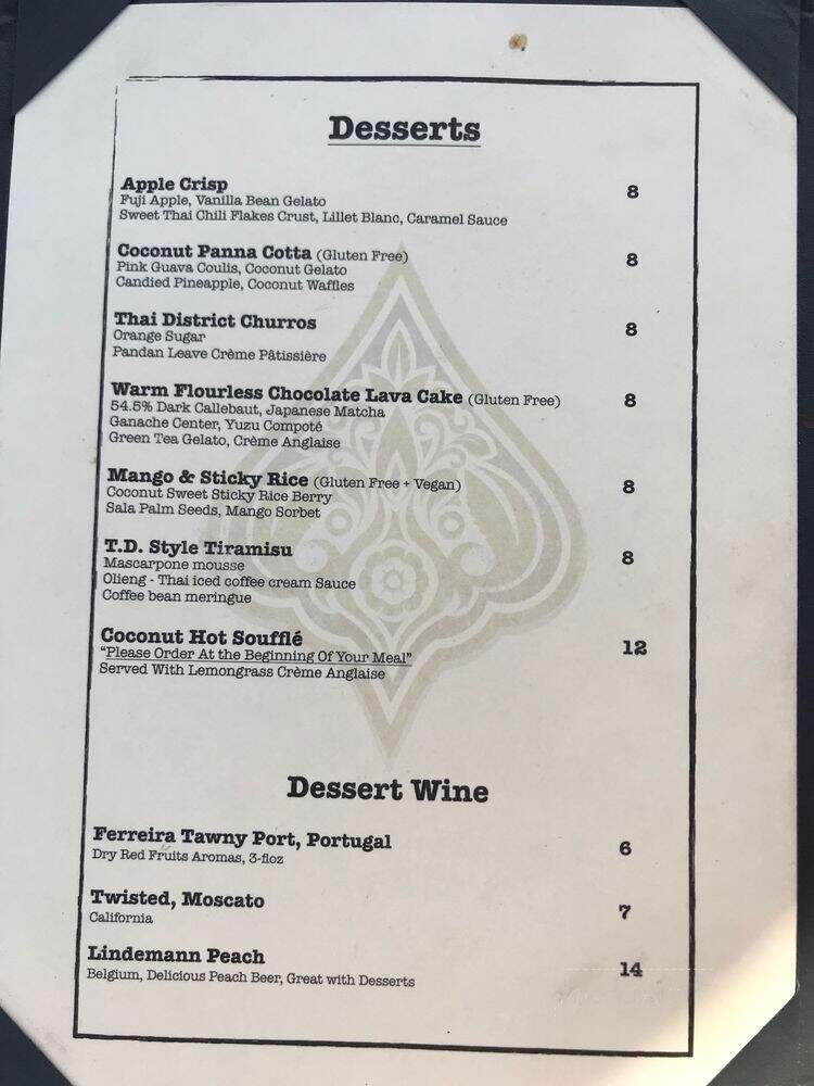 Thai District - Long Beach, CA menu_pic