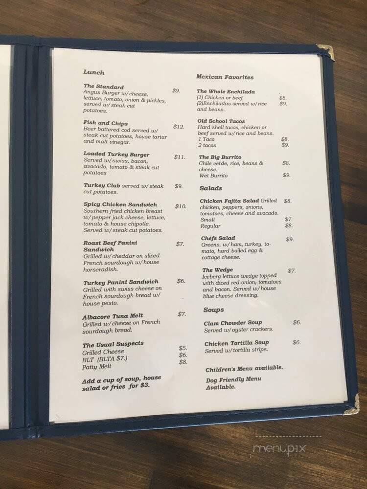 Marina Cafe - Wilmington, CA menu_pic