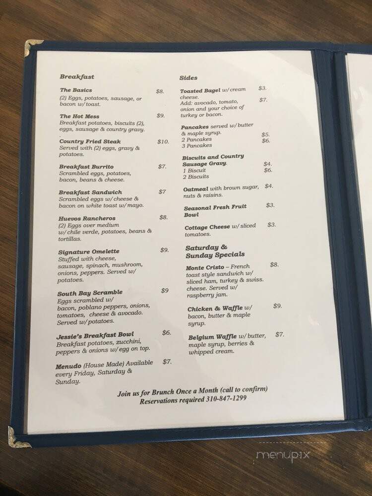 Marina Cafe - Wilmington, CA menu_pic