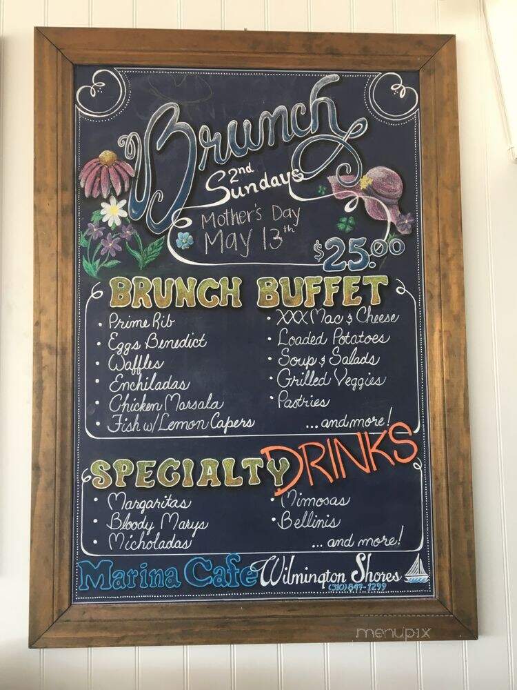 Marina Cafe - Wilmington, CA menu_pic