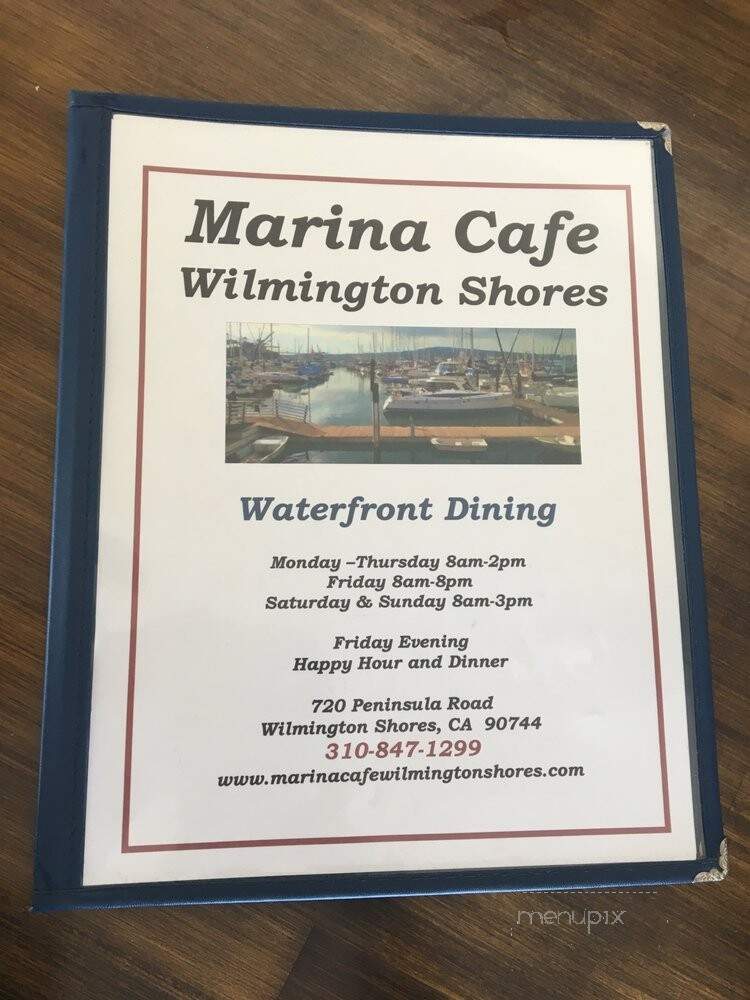 Marina Cafe - Wilmington, CA menu_pic