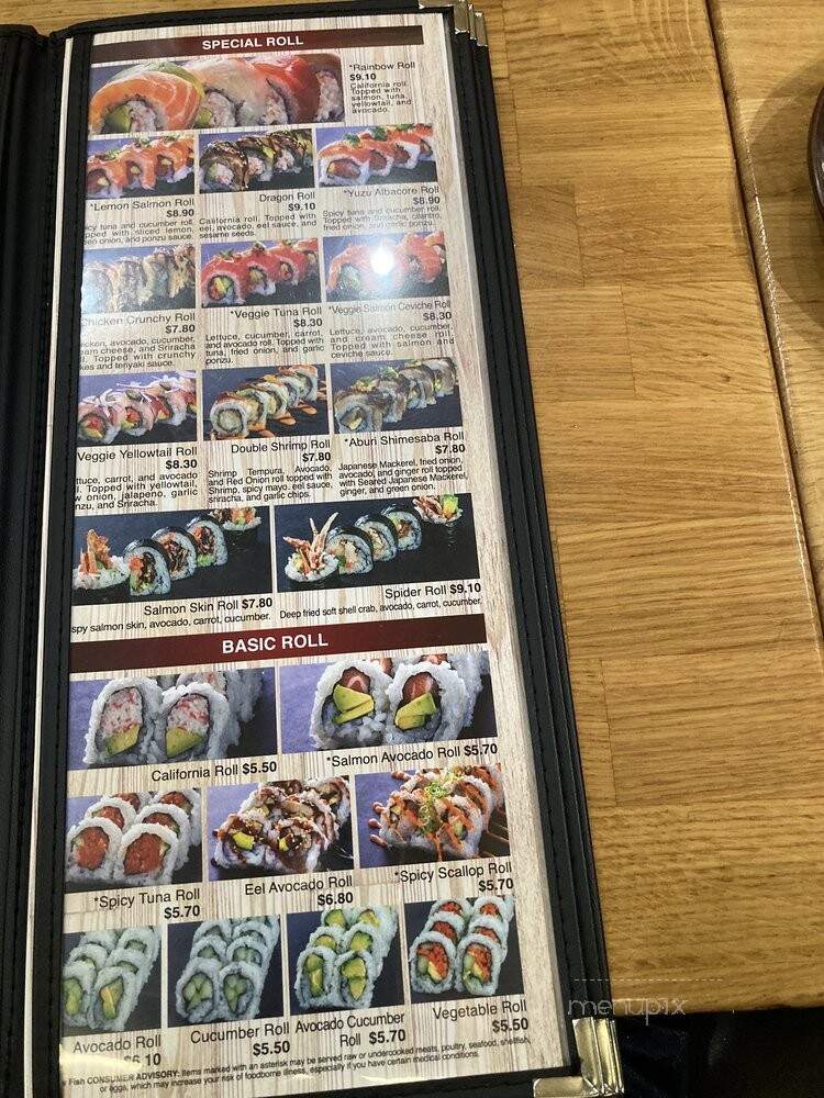 SushiStop - Pasadena, CA menu_pic