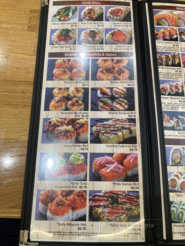 SushiStop - Pasadena, CA menu_pic
