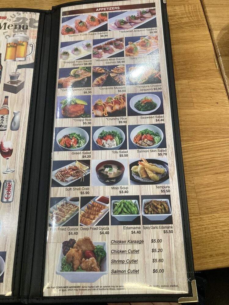 SushiStop - Pasadena, CA menu_pic