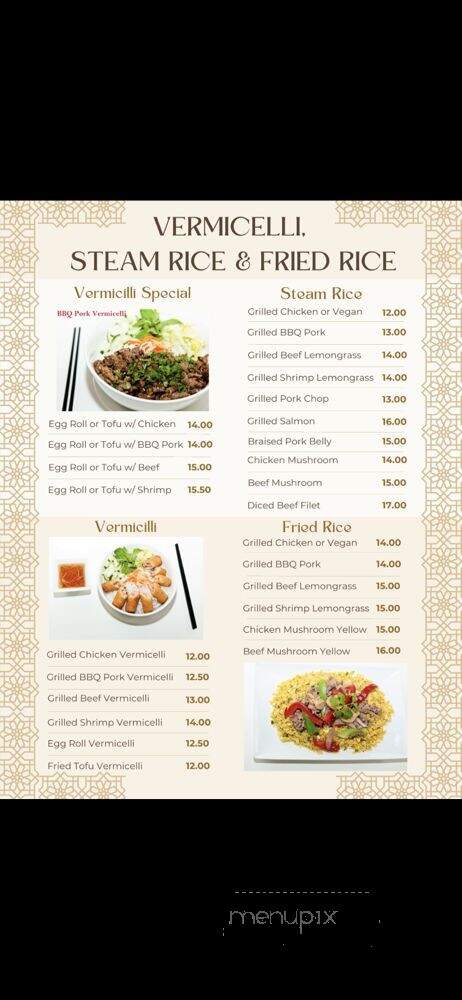 Pho-Licious - Arcadia, CA menu_pic