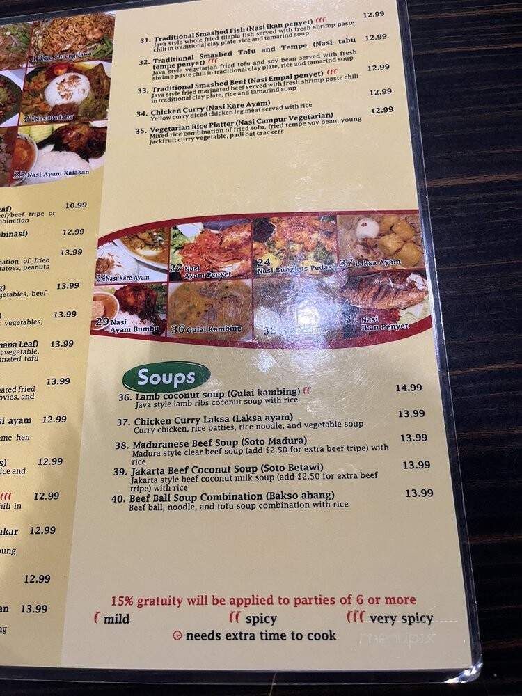 Banana Leaf - Temple City, CA menu_pic