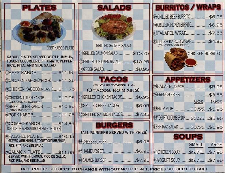 Hrazdan Market - Tujunga, CA menu_pic
