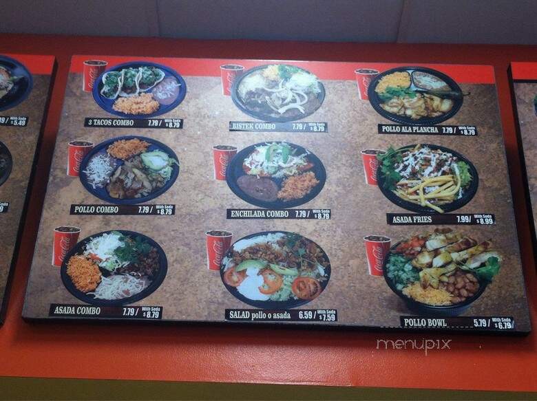 Daniel's Tacos - Los Angeles, CA menu_pic