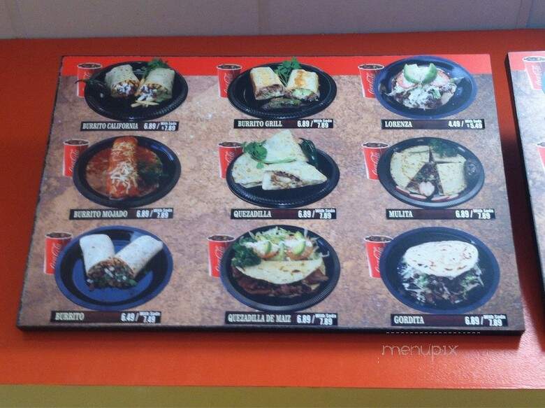 Daniel's Tacos - Los Angeles, CA menu_pic