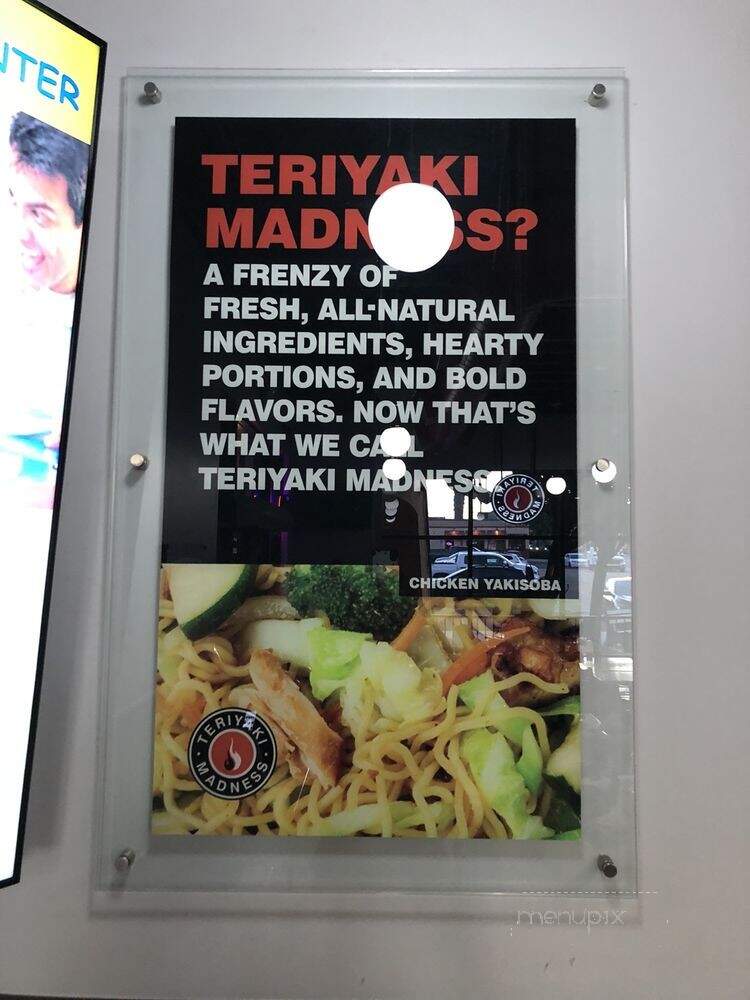 Teriyaki Madness - San Fernando, CA menu_pic