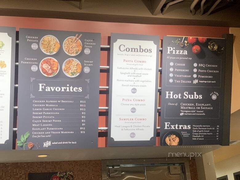 Presto Pasta - Granada Hills, CA menu_pic