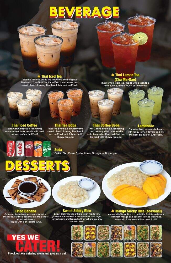 Siam House Thai Restaurant - Van Nuys, CA menu_pic