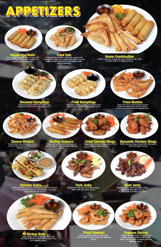 Siam House Thai Restaurant - Van Nuys, CA menu_pic