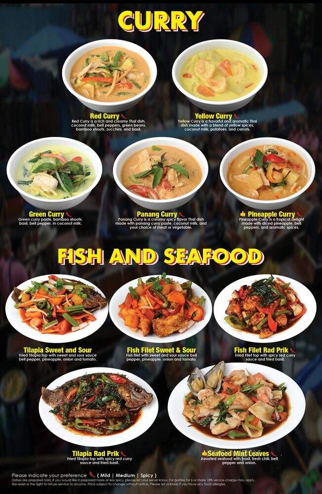 Siam House Thai Restaurant - Van Nuys, CA menu_pic