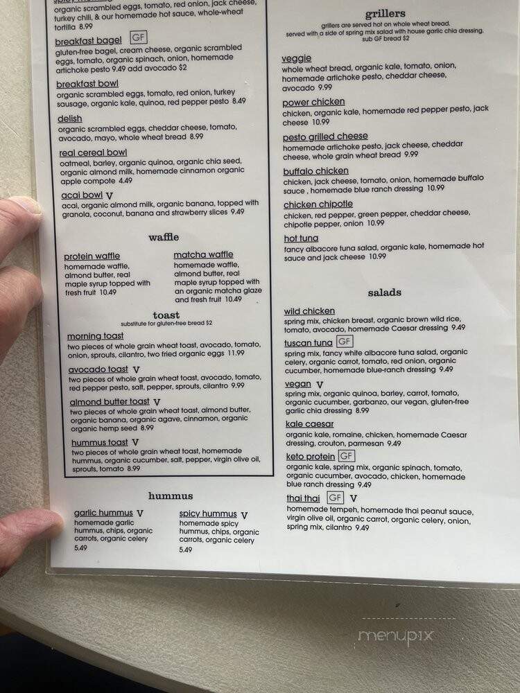 Eat Real Cafe - Santa Clarita, CA menu_pic