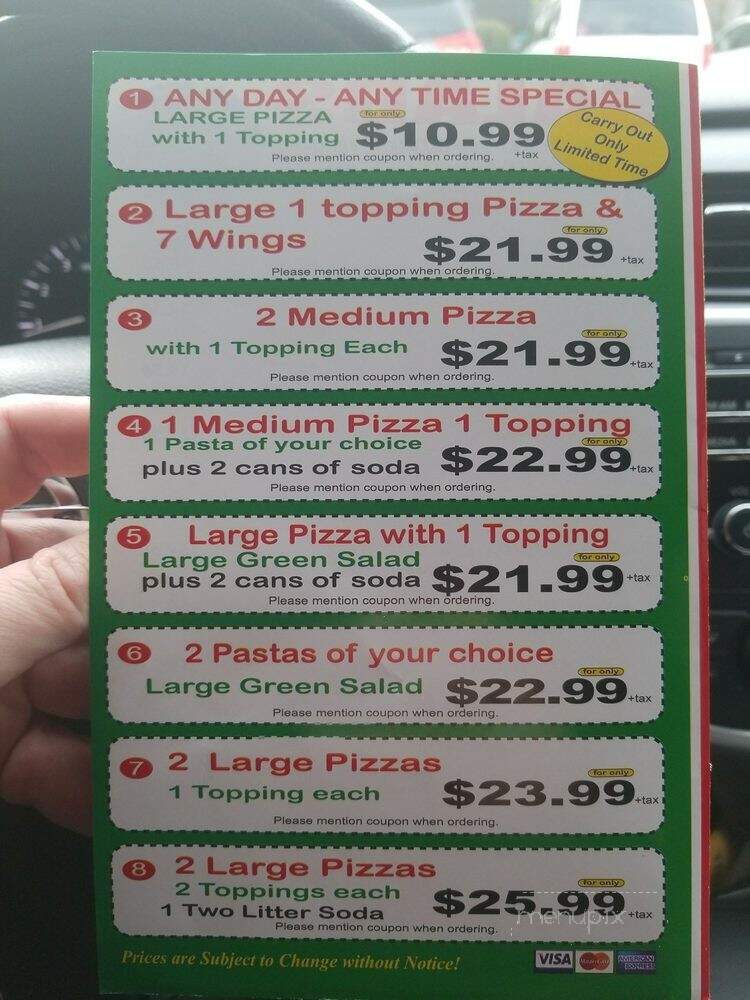 Pizza Di Marco - Newhall, CA menu_pic